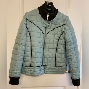 Industry Light Teal Woman’s Bomber Jacket sz Medium